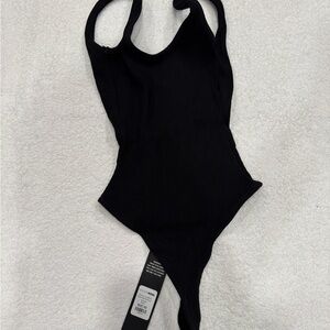Fashion Nova Black Snatched Bodysuit